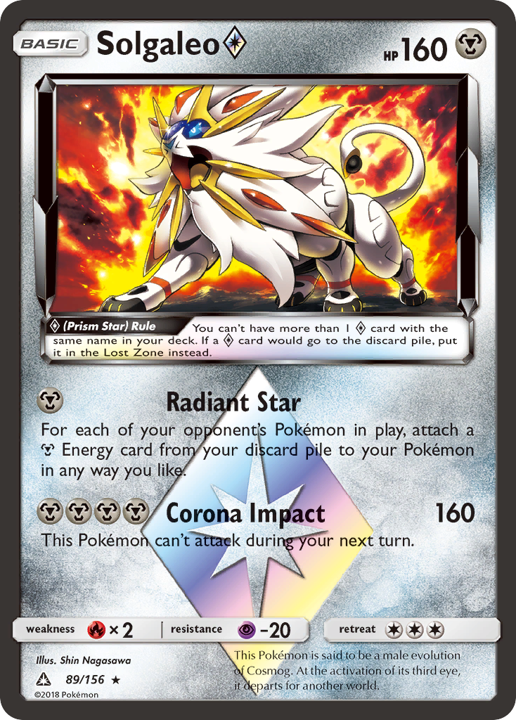 Ultra Prism Solgaleo Prism Star #89/156